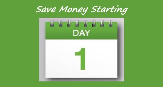 Saving Money Day 1 – Invest $1, Get $9 Back