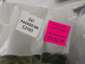 Romaine Lettuce Date Labels